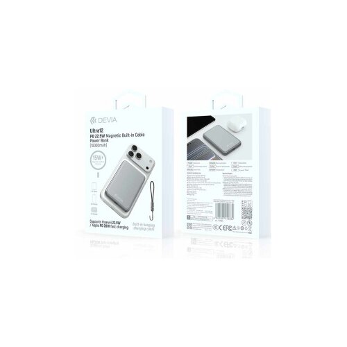 DEVIA Powerbank Ultra12 PD22,5W 10000mAh sivi Cene