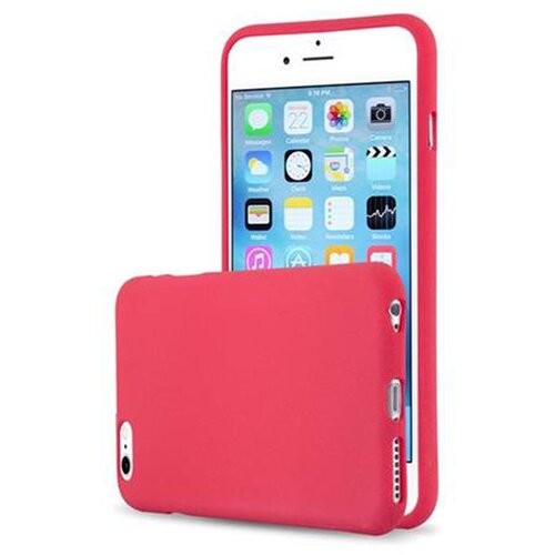 Cadorabo Ohišje, združljiv z Apple v Frost Red - Zaščitni pokrov iz fleksibilnega silikona TPU, (20574170) Cene