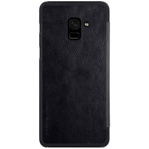 Nillkin Maska za Samsung A8 Plus/ A730 (2018) crna na preklop Qin Cene