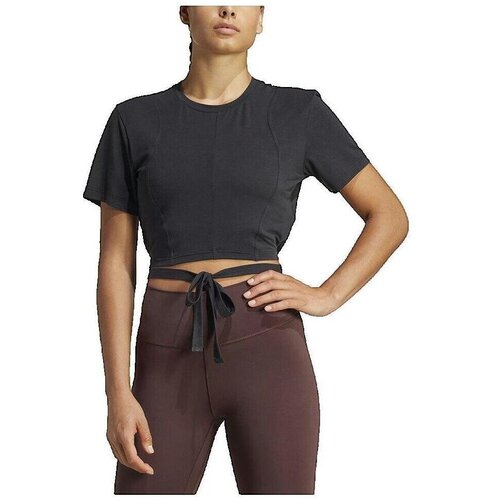 Adidas Majice & Polo majice T-shirt AEROREADY pour yoga Črna Cene