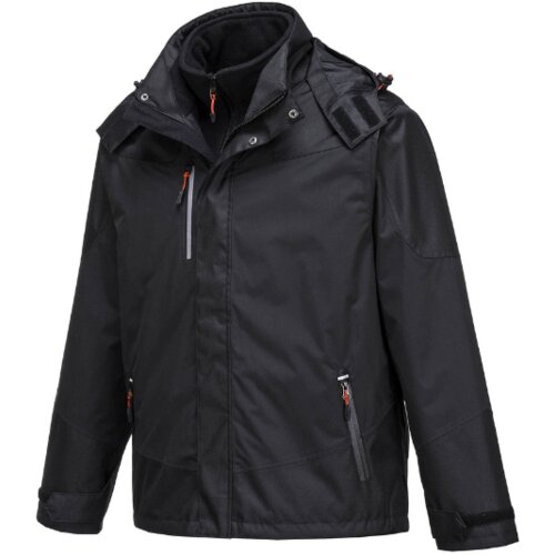 MONSUN Postavljena jakna Radial 3u1/ crna Cene