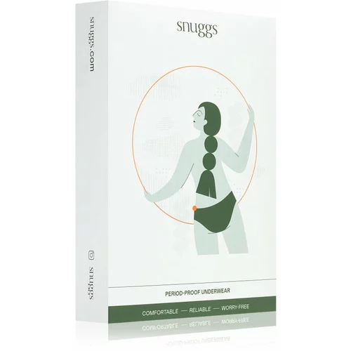 Snuggs Period Underwear Night: Heavy Flow menstrualne hlačke iz blaga za močno menstruacijo velikost S Black 1 kos