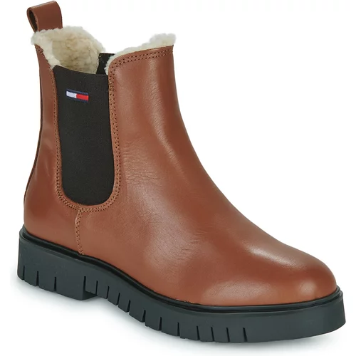 Tommy Jeans Warmlined Chelsea Boot Smeđa