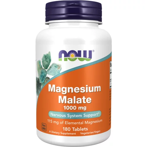 Now Foods Magnezijev malat, 1000 mg (180 tablet)