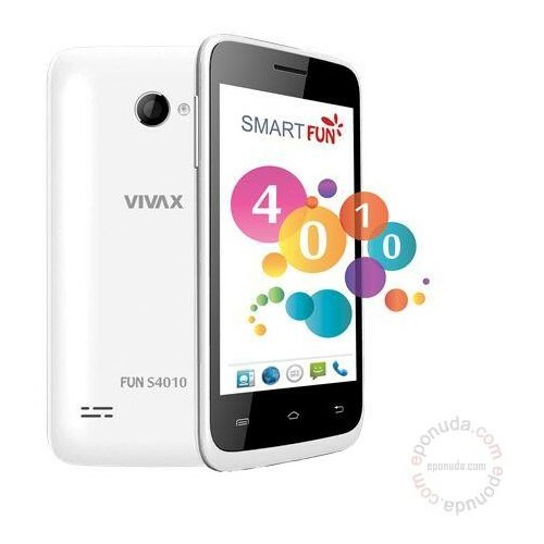 Vivax SMART Fun S4010 white mobilni telefon Slike