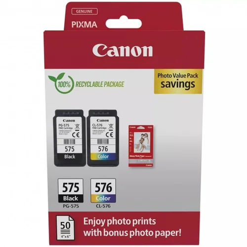 Komplet kartuš Canon PG-575 in CL-576 Photo Value Pack / Original