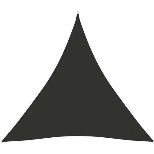  Senčno jadro oksford blago trikotno 6x6x6 m antracitno