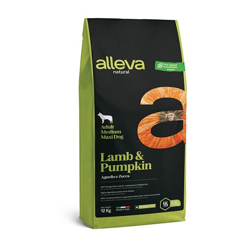Alleva hrana za pse jagnjetina bundeva 12kg medium-maxi adult natural ALP00218 Slike