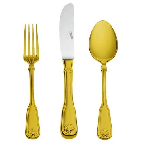 Zepter Masterpiece venus - zlatni, set za desert, 18 delova Cene