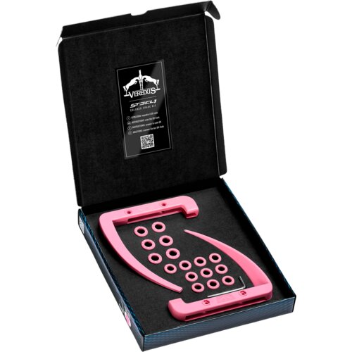 VEREDUS Steel 1 Stirrup Kit - Roza Slike