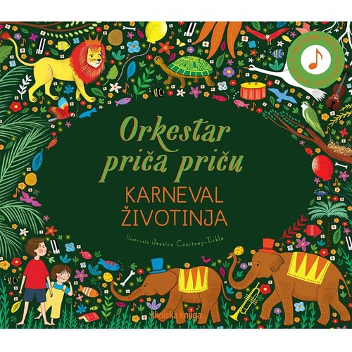 &amp;Scaron;kolska knjiga Orkestar priča priču - Karneval životinja Slike