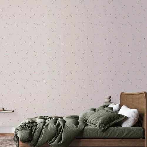  Tapeta - Star Map - Delicate Constellations in Warm Shades. 49x1000 Samoljepljiva Slike