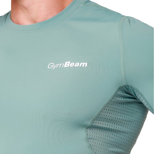 GymBeam mu&amp;scaron;ka kompresivna majica dugih rukava High Blue 95935 Slike