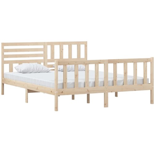  Okvir za krevet od masivnog drva 160 x 200 cm Slike