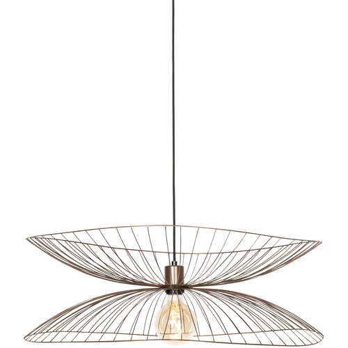 QAZQA Smart hanglamp donkerbrons met dubbele kap incl. Wifi G95 - Pua Cene