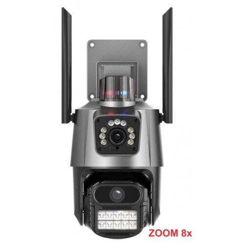  CAM-IP6MP-EP11-8X ZOOM GMB kamera 6 mpix microSD iCSee xmeye pro app Two-way voice PTZ ip66,2x3.6mm Cene