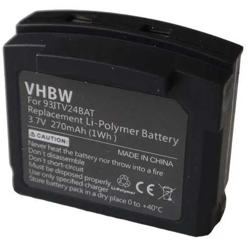 VHBW baterija za amplicomms TV2400 / TV2410, 270 mah