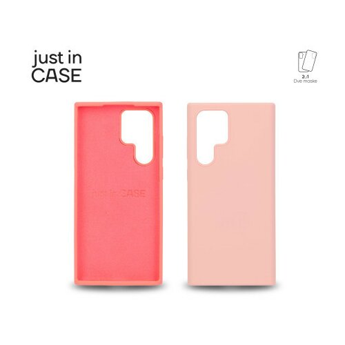 Just in case 2u1 extra case mix plus paket pink za S22 ultra ( MIXPL207PK ) Slike