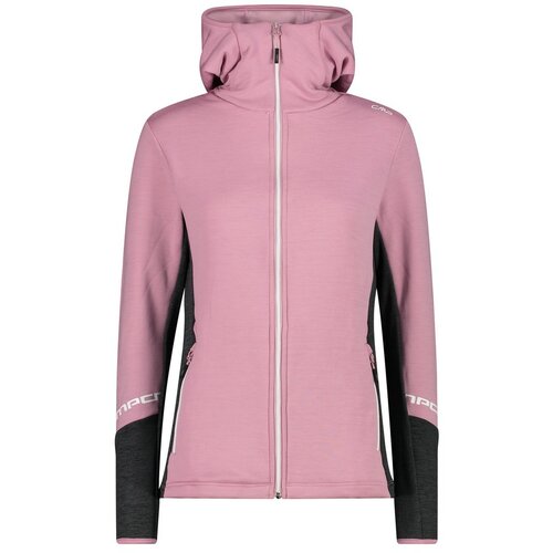 CMP woman jacket fix hood, ženski duks za planinarenje, pink 33E6146 Slike