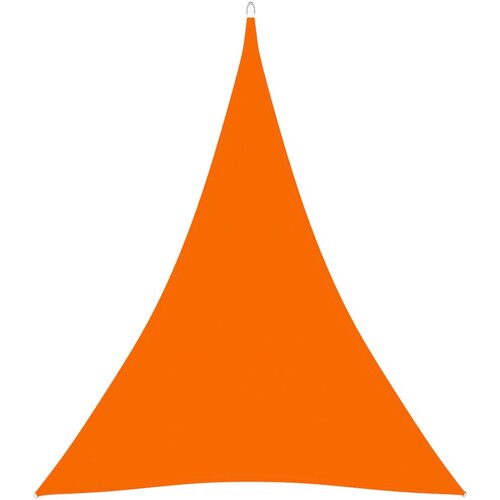 VidaXL Senčno jadro oksford blago trikotno 5x6x6 m oranžno Slike