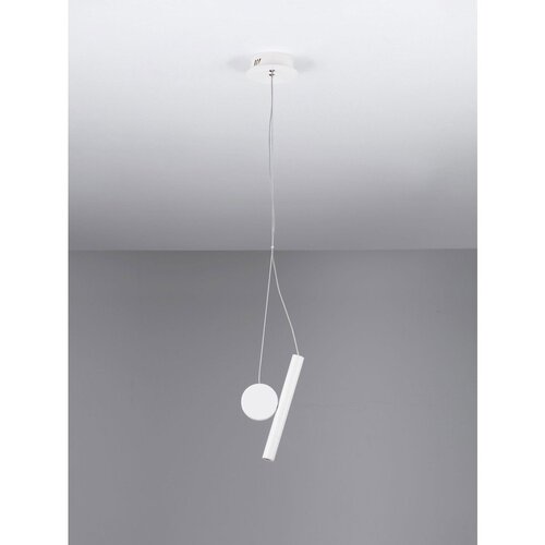 Nova Luce Bela aluminijasta LED viseča svetilka &amp;oslash; 23,5 cm Vero &amp;ndash; Slike