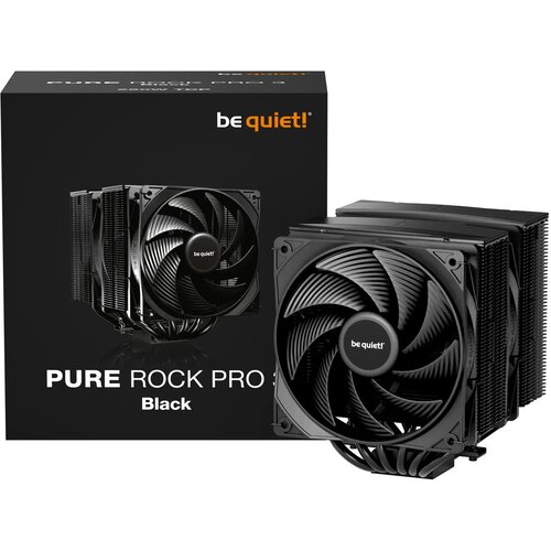 BE QUIET CPU Cooler Pure Rock Pro 3 Black BK042 (AM4,AM5,1200,1700)/TDP-250W Slike