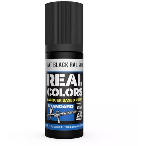 AK Interactive Flat Black RAL 9005 17 ml. Slike