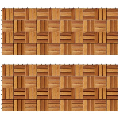 vidaXL 20-dijelni set pločica za trijem 30 x 30 cm bagrem Cijene