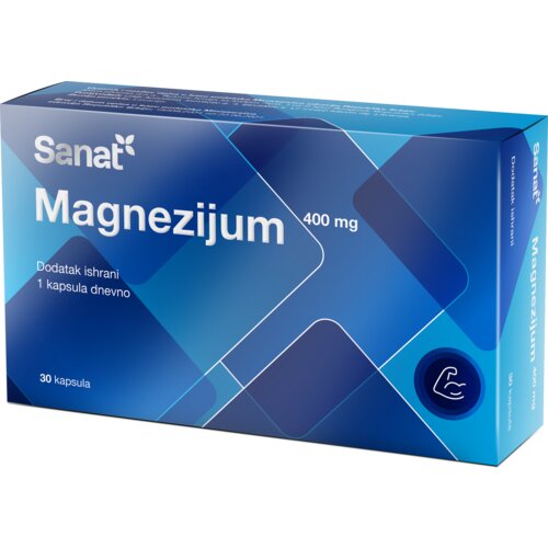 Sanat Magnezijum 400 Mg  30 Kapsula Cene