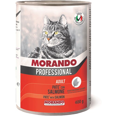 Morando Professional Cat Prof Adult Pate Losos 400g konzerva Cene