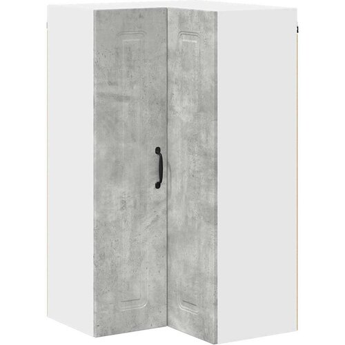 VidaXL zidni kuhinjski ormarić zidne betonski sivi 57 x 57 x 100 cm Slike