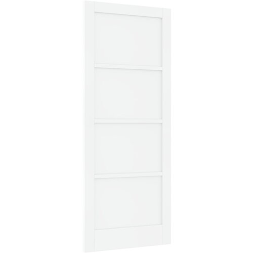VidaXL notranja vrata &amp;#039;ORKDAL&amp;#039;bela 86x211x4 cm iz masivnega borovega lesa Slike