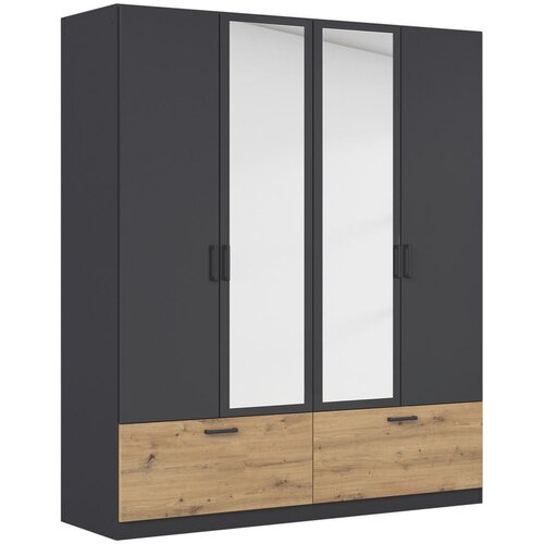 Boxxx OMARA ZA OBLAČILA, siva, hrast artisan Cene