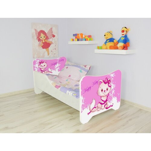 Made in Poland Dečiji krevet Happy Kitty – Happy Kitty 160x80 cm Cene