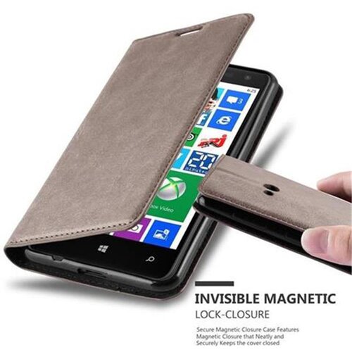 Cadorabo Ohi&scaron;je, združljivo z Nokia Lumia 625 v kavovinsko rdeča - Za&scaron;čitni ovitek z magnetnim zapiranjem, stoječo funkcijo in režo za kartice, (20550054) Cene