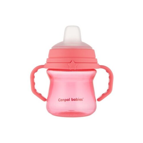 Canpol babies solja 150ml sa silikonskim kljunom (56/614) - pink ( 56/614_pin ) Cene