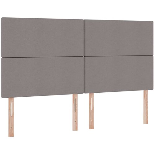  Krevet s od storage s uzglavljem Sivosmeđa 180 x 200 cm Tkanina Slike