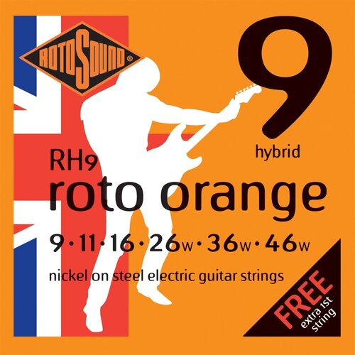 Rotosound Žice za električnu gitaru RH9, .009-.046, Hibridne Cene
