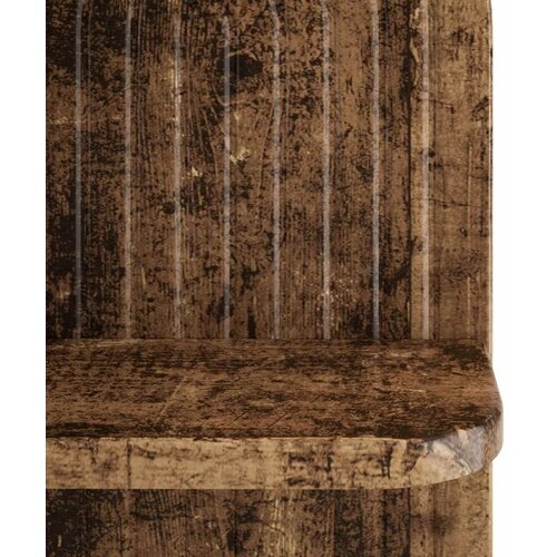  Zidna polica 2 kom. Staro drvo 23 x 13 5 x 37 5 cm - Staro drvo 23 cm Slike