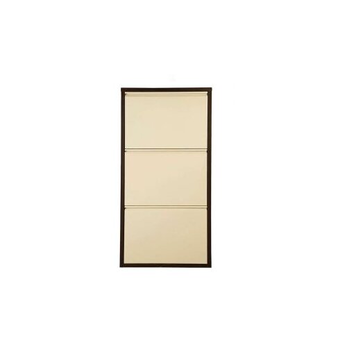 Hanah home Ormar za cipele Torino 3 Brown Cream Cene