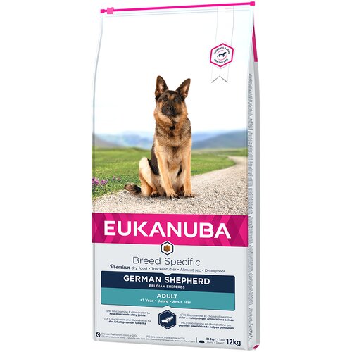 Eukanuba 10% popusta! Adult Breed Specific suha hrana - German Shepherd (12 kg) Slike