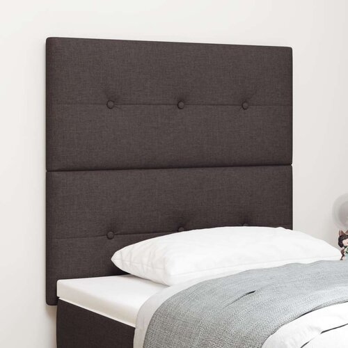  LED uzglavlje tamnosmeđe 90 cm tkanina Cene