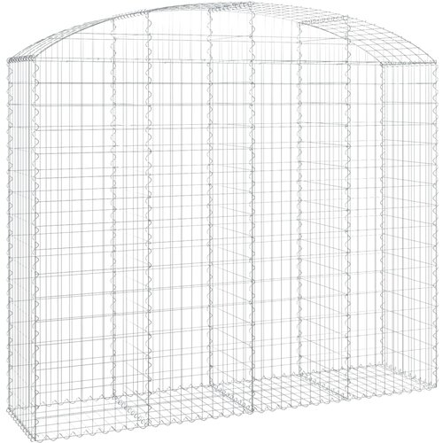  Gabionska ko&amp;scaron;ara s lukom 200x50x160/180 cm pocinčano željezo Slike