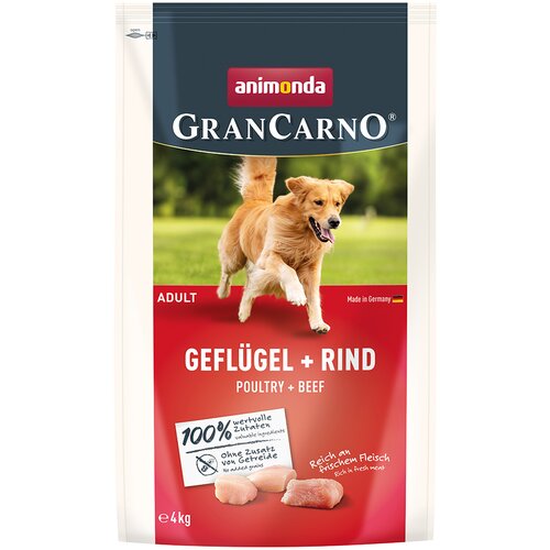 animonda GranCarno Adult perad + govedina - 4 kg Cijene