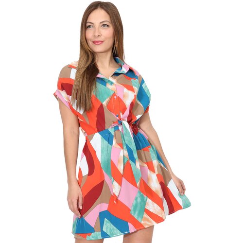 La Modeuse Kratke obleke 70477_P164907 Večbarvna Cene