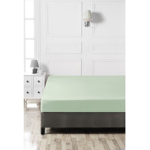 Mijolnir Svijetlo zelena pamučna plahta s gumom 140x200 cm &amp;ndash; Slike