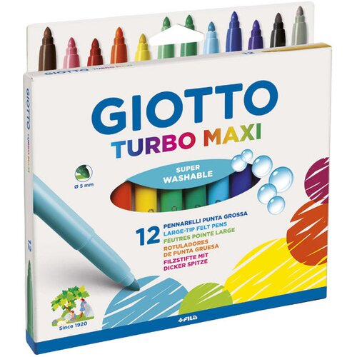 Flomaster &Scaron;KOLSKI 12BOJA GIOTTO MAXI FILA 0762 BLISTER Cene
