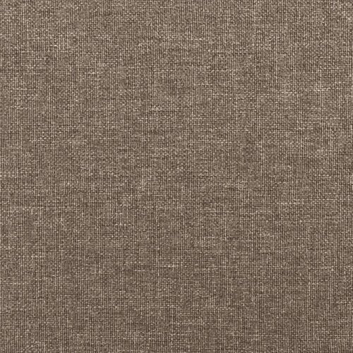 Krevet s oprugama i madracem smeđesivi 100 x 200 cm od tkanine Slike