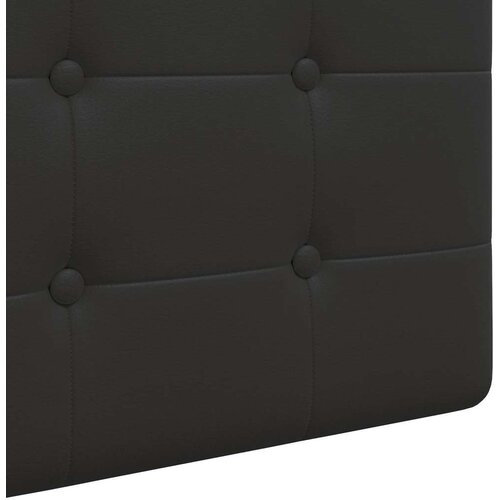  Držeće uzglavlje Zidne Lažna koža - Crna 180 cm bez LED Slike