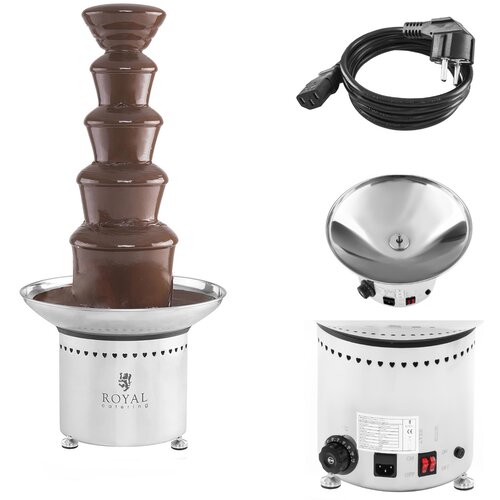 Royal Catering Čokoladna fontana za čokolado 5 nadstropij 6kg RCCF-65W4, (21389785) Cene